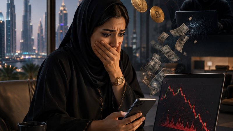 Arab woman in Dubai loses AED 1.1 million in cryptocurrency scam