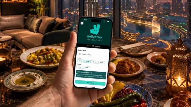 Deliveroo launches restaurant booking feature in Dubai