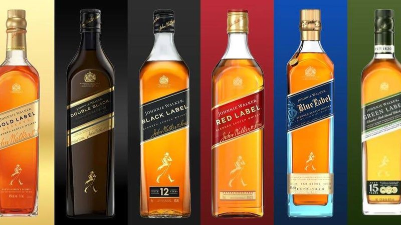 A guide to the six colors of Johnnie Walker