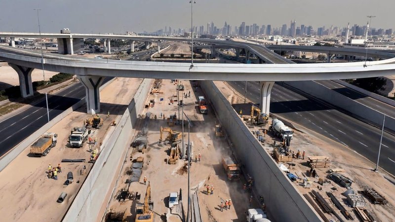 قابل توجه رانندگان دبی: بسته شدن موقت تونل العیاص در دبی