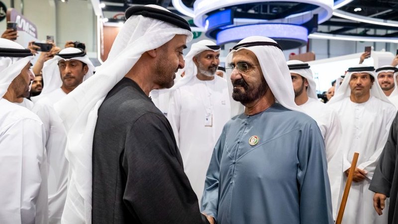رئیس امارات در دیدار با حاکم دبی: از دیدار با بورا‌شد، پشتیبانم و تاج سرم، خوشحال شدم