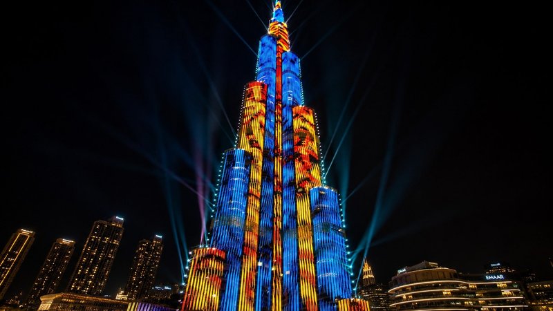Artists can now apply to display their work on Burj Khalifa.