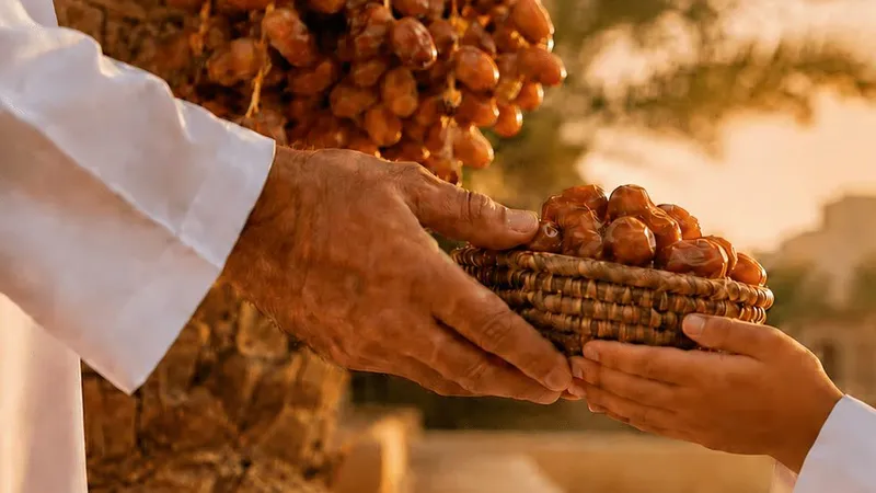 توزیع خرمای تازه در سراسر دبی هم‌زمان با آغاز فصل برداشت