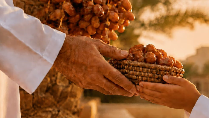 توزیع خرمای تازه در سراسر دبی هم‌زمان با آغاز فصل برداشت
