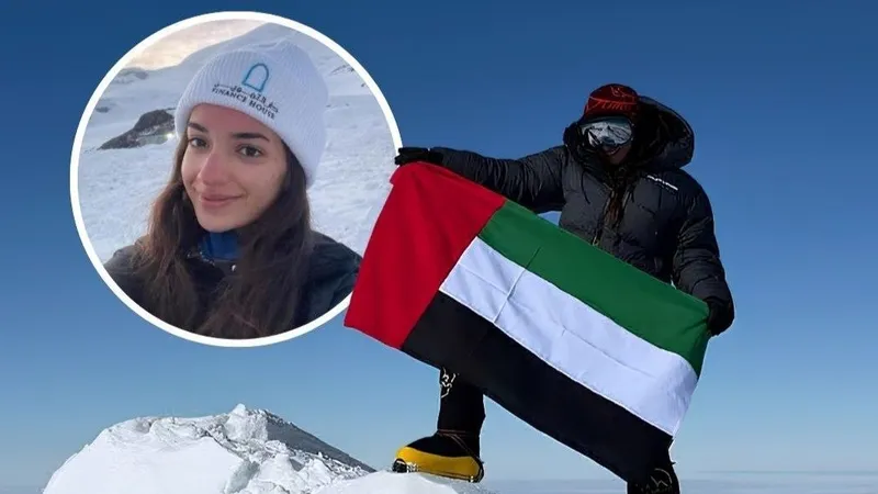 دختر کوهنورد ۱۹ ساله اماراتی که بدون اکسیژن کمکی به ارتفاع بیش از ۷ هزار متر رسید