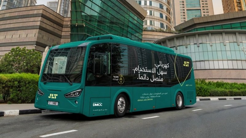 راه‌اندازی اتوبوس برقی «JLT Link» در دبی با کرایه ۳ درهم