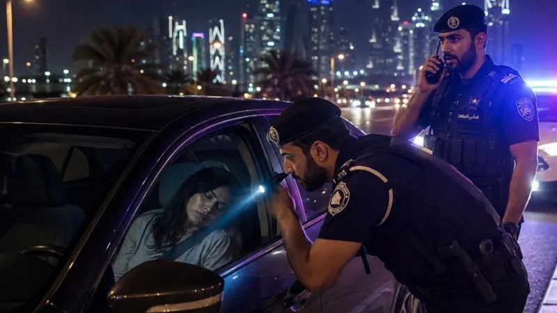 پلیس دبی پس از قطع شدن تماس اضطراری، زنی بیهوش را در خودرویی قفل‌شده پیدا کرد