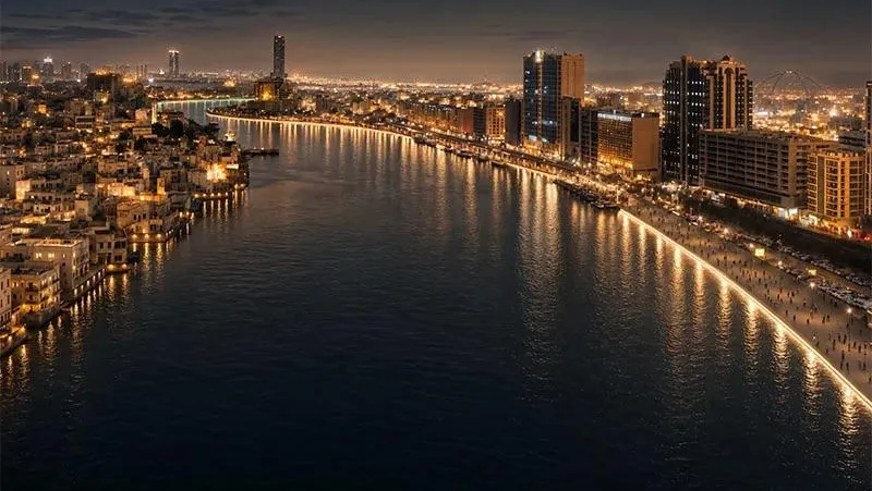 آغاز پروژه ۸۰ میلیون درهمی نورپردازی خور دبی