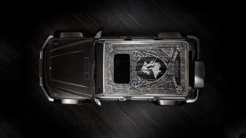 Mercedes G-Wagen Coated in 3kg of Diamond Dust: Dh13 Million Car on Display in Abu Dhabi