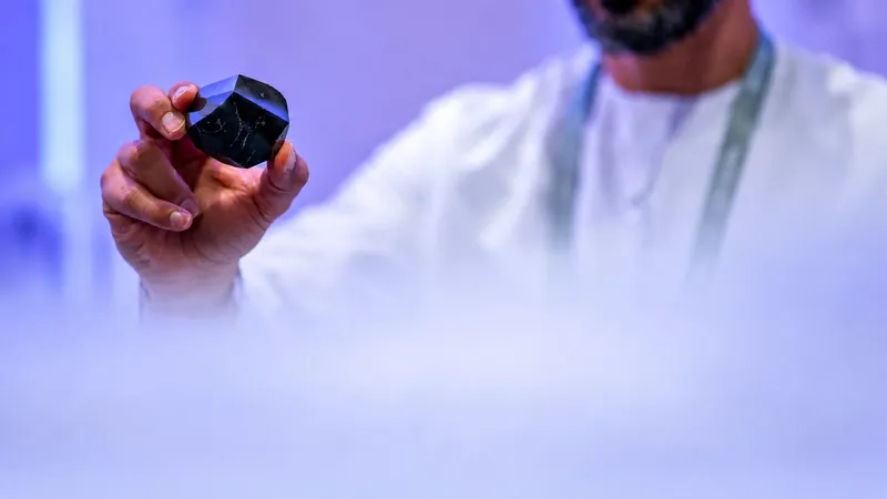 رونمایی از الماس سیاه ۸۸۸ قیراطی در دبی؛ گوهری کمیاب به نام «بی‌نهایت»