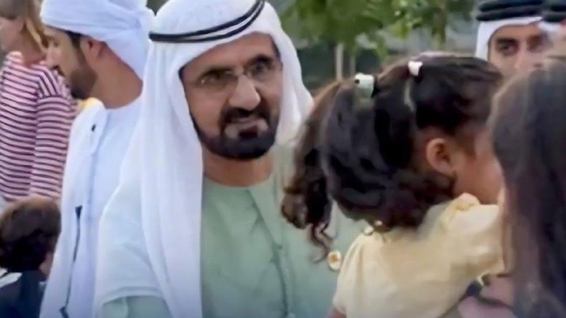حضور غافلگیرکننده شیخ محمد در ساحل کایت بیچ دبی