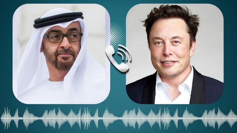 تماس تلفنی ایلان ماسک با رئیس کشور امارات: گفتگو درباره آینده هوش مصنوعی و فضا