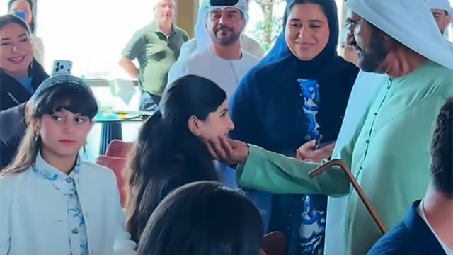 حضور شیخ محمد در هتل آتلانتیس دبی