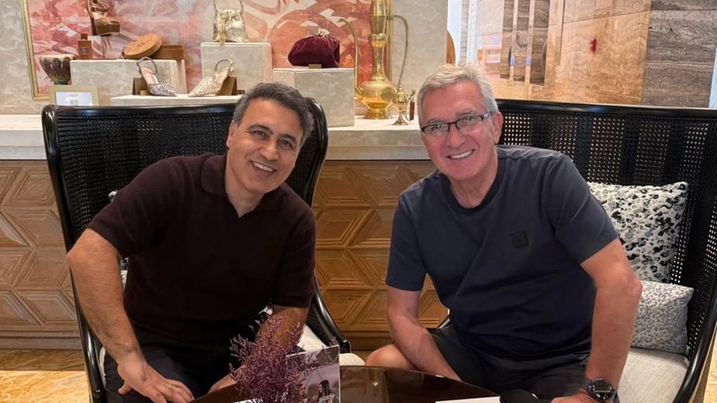 Branko Ivanković and Mehdi Mahdavikia Meet in Dubai