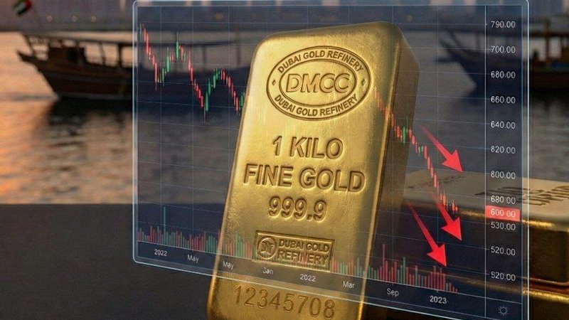سقوط قیمت طلا در دبی به زیر ۶۰۰ درهم در پی موج فروش جهانی