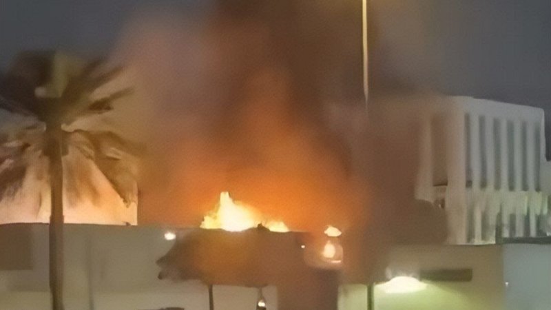 حمله پهپادی به کنسولگری آمریکا در دبی؛ مهار آتش‌سوزی بدون تلفات جانی