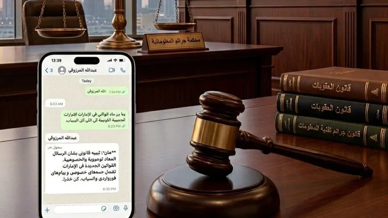 وکلای امارات: چت‌های خصوصی و پیام‌های فورواردی واتس‌اپ از قوانین جرایم سایبری مستثنی نیستند