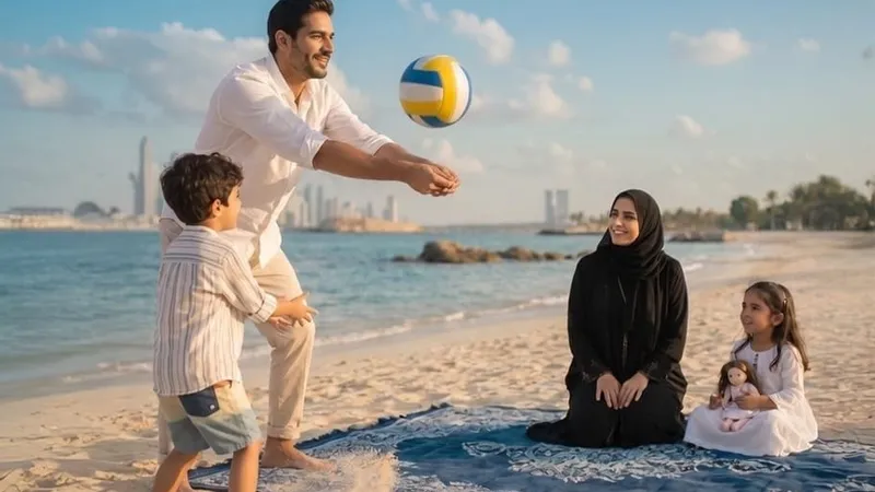 شش ساحل عمومی دبی در تعطیلات عید قربان تنها به خانواده‌ها اختصاص می‌یابد
