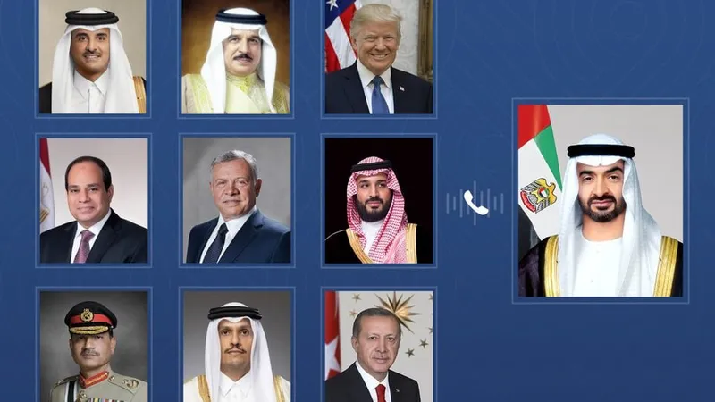 شیخ محمد بن زاید با ترامپ و رهبران منطقه درباره تحولات منطقه‌ای گفت‌وگو کرد