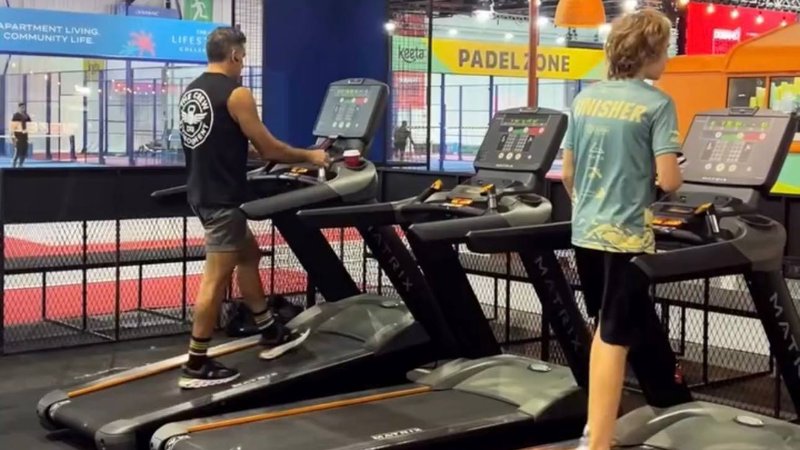 Free gym and indoor running track in Dubai