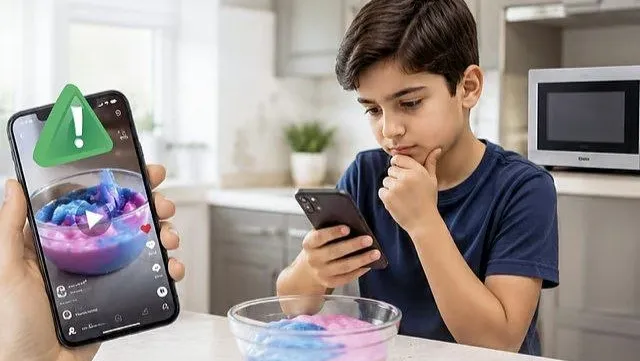 هشدار پلیس دبی درباره خطر سوختگی ناشی از ترند گرم کردن اسلایم در مایکروویو!
