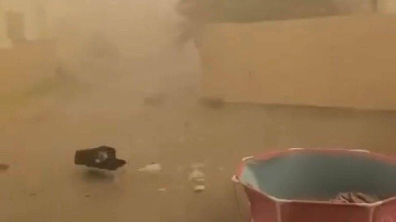 ویدیو: طوفان شدید العین را درنوردید