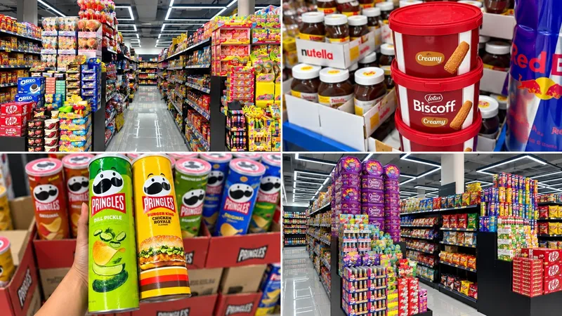 خوراکی‌های خاص و کمیاب از سراسر جهان در یک فروشگاه دبی