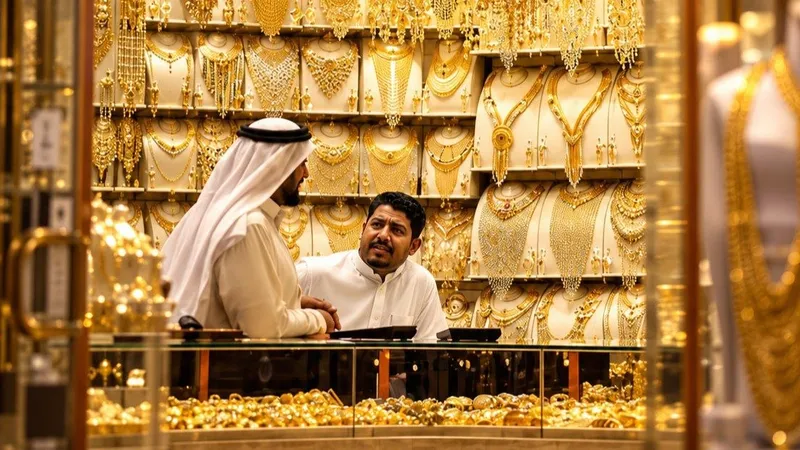 قیمت طلا در دبی به پایین‌ترین قیمت در چند هفته اخیر رسید