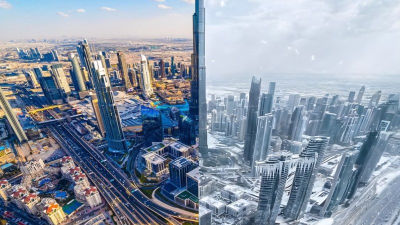 استوری شیخ حمدان از «دبی سفیدپوش»